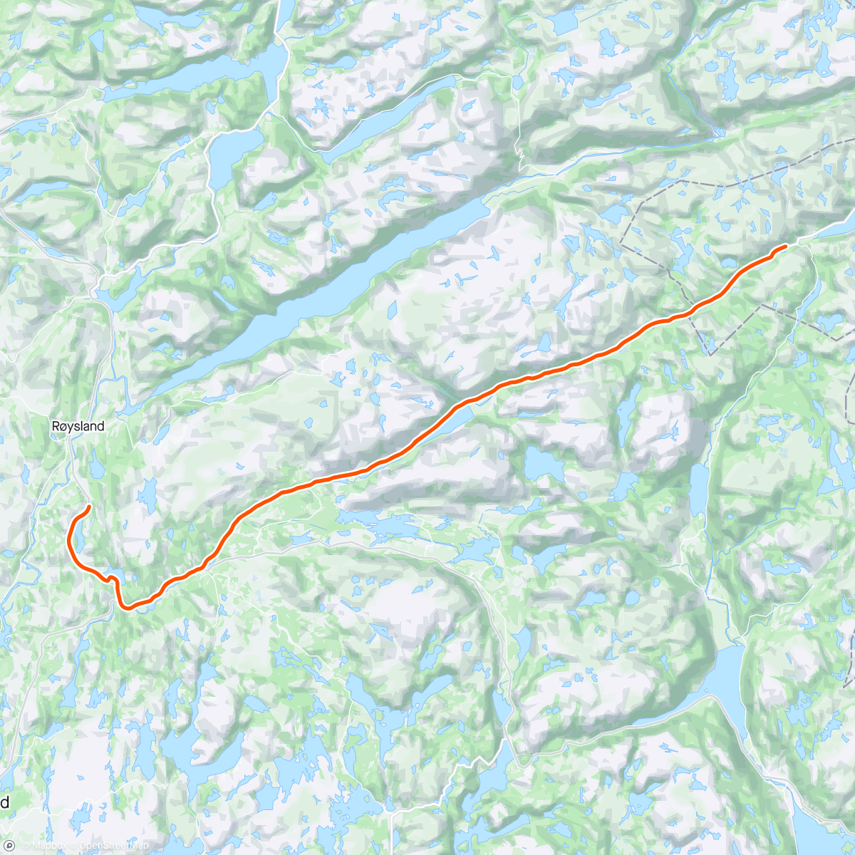 Map of the activity, Lunch Ride flotte tur i Gya dalen men vind fra adle kanter i dag fra 5-10m/s i kasta litt kjøligt på toppen gode bein