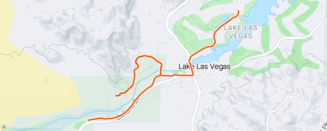 Map of the activity, Vegas wetlands
