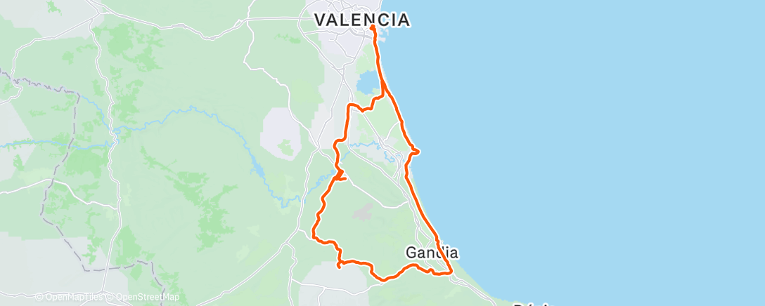 Map of the activity, Morning Ride