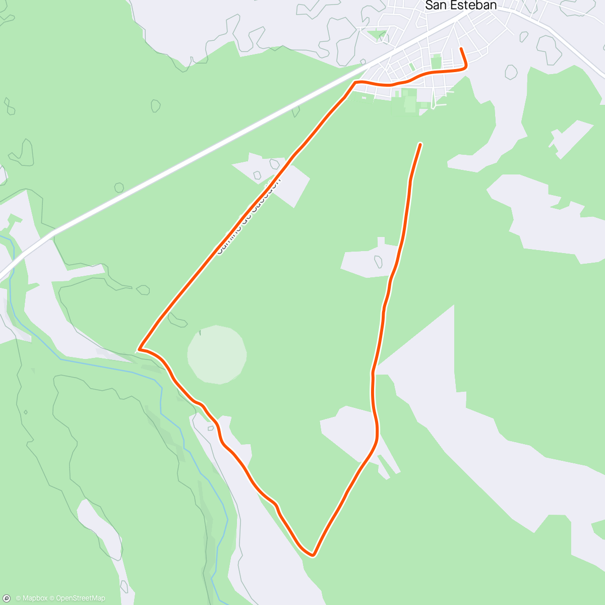 Map of the activity, 10x400