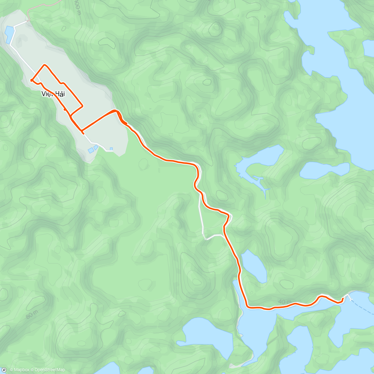 Map of the activity, Tenté de suivre Alizée, j’ai éclaté au 5eme km 🚴‍♀️💨