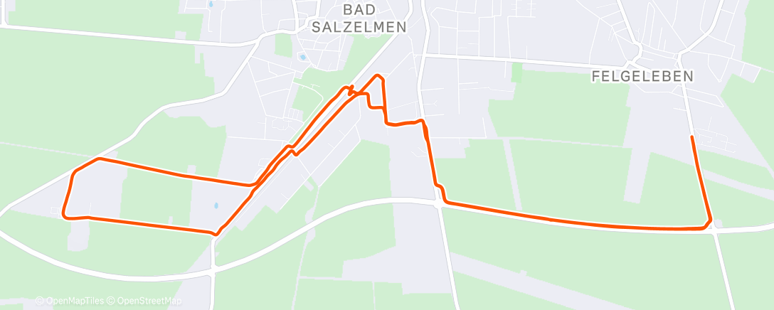 Карта физической активности (Laufen (Outdoor))