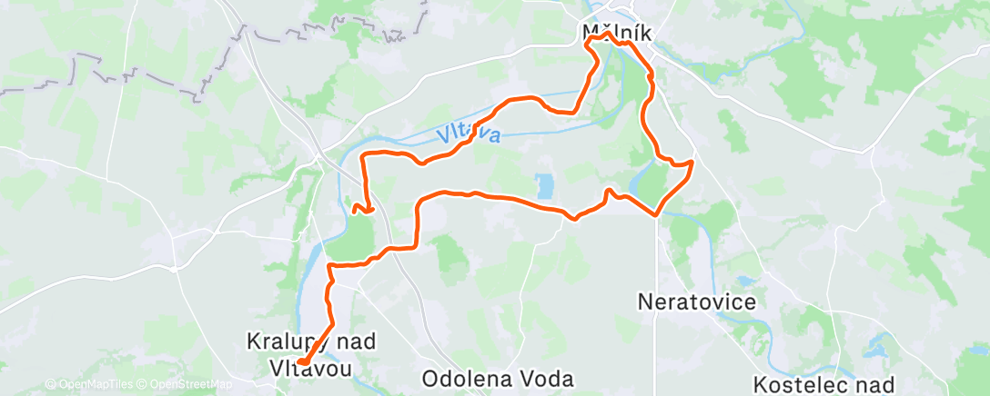 Map of the activity, Novoroční