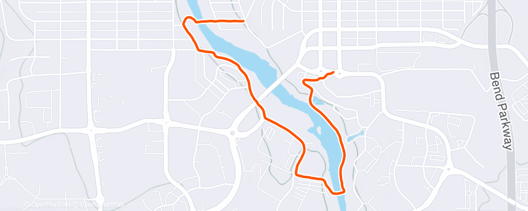 Map of the activity, Shakeout