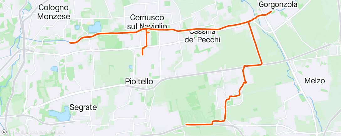 アクティビティ「Giretto pomeridiano parte 1」の地図