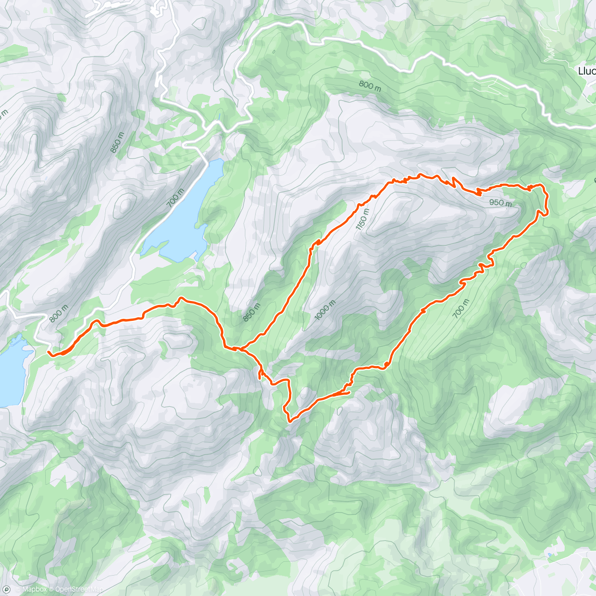 Map of the activity, Not the best route but nice views