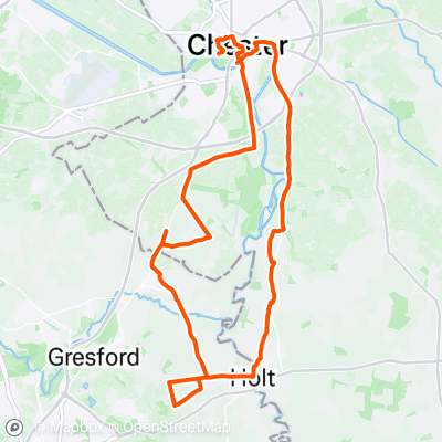 Chester Marathon 2023 | 26.3 mi Running Route on Strava