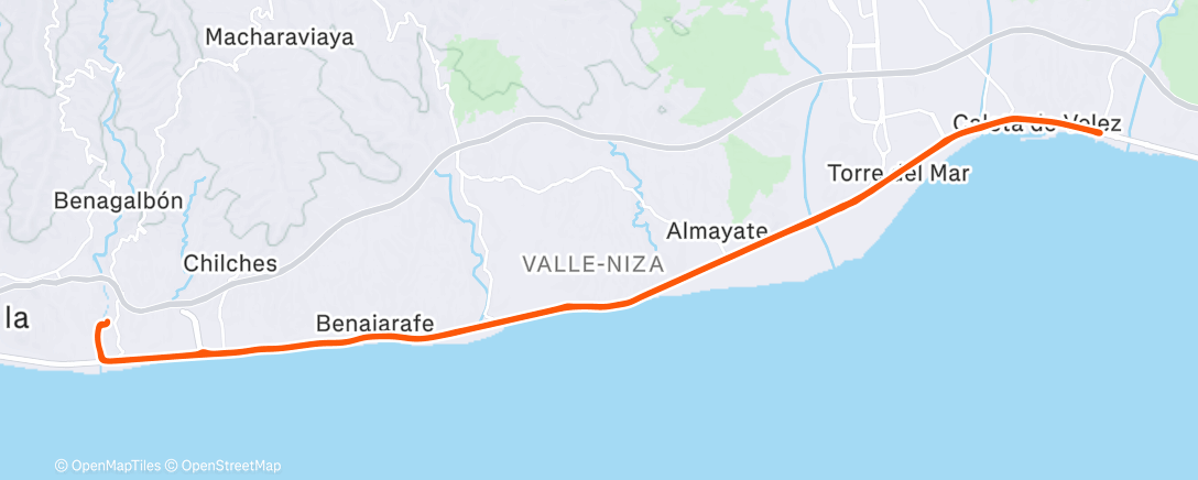 Карта физической активности (Morning Ride)