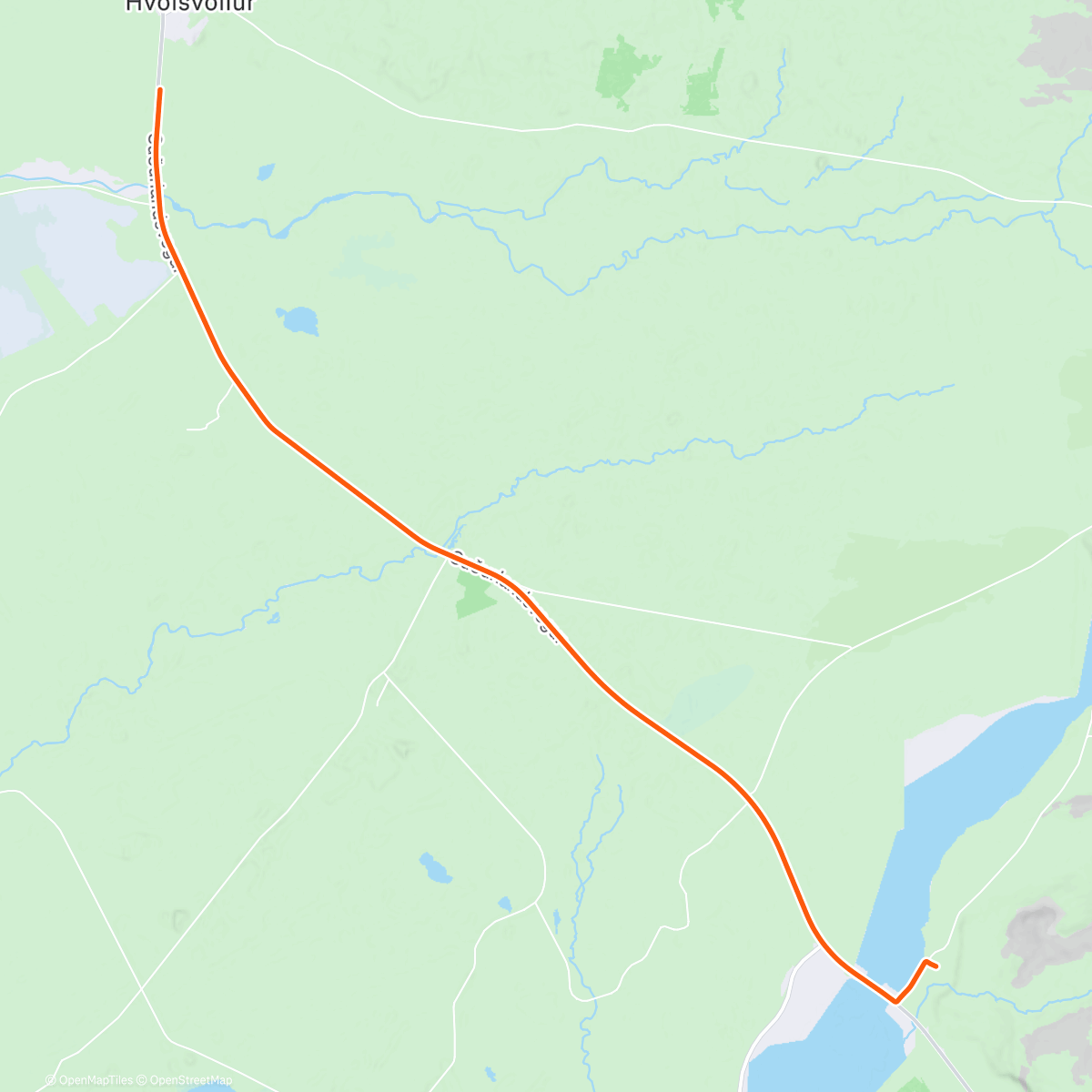 Карта физической активности (ROUVY - GWA Iceland | Seljalands Falls)