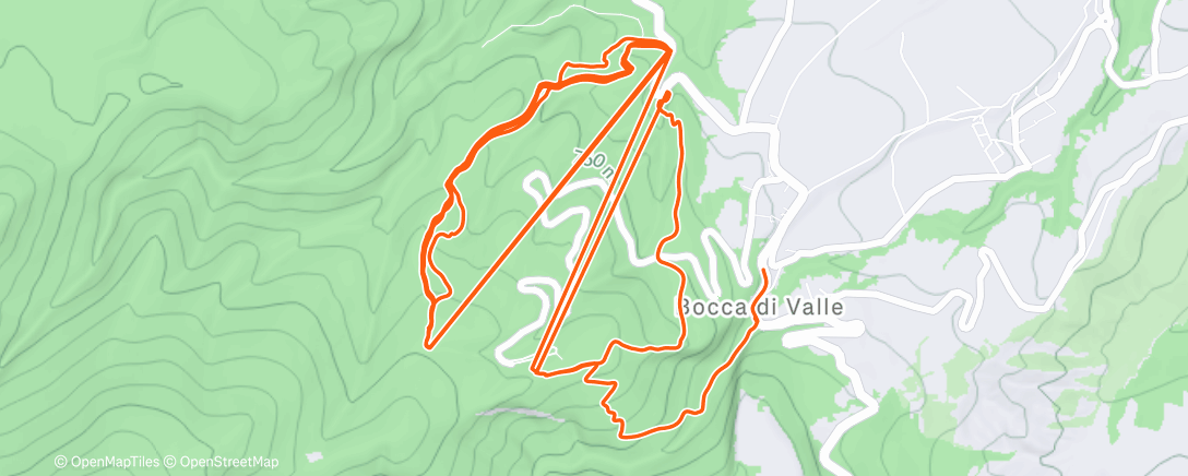 Map of the activity, Last 2025 ride