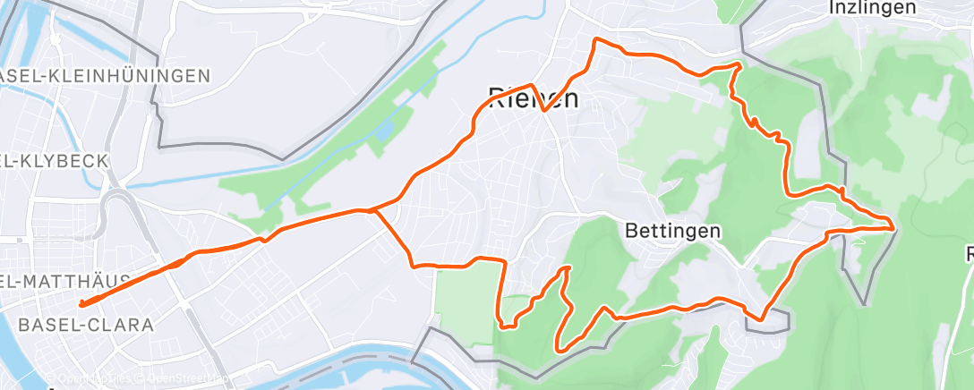 Map of the activity, Renne gege d Sunne