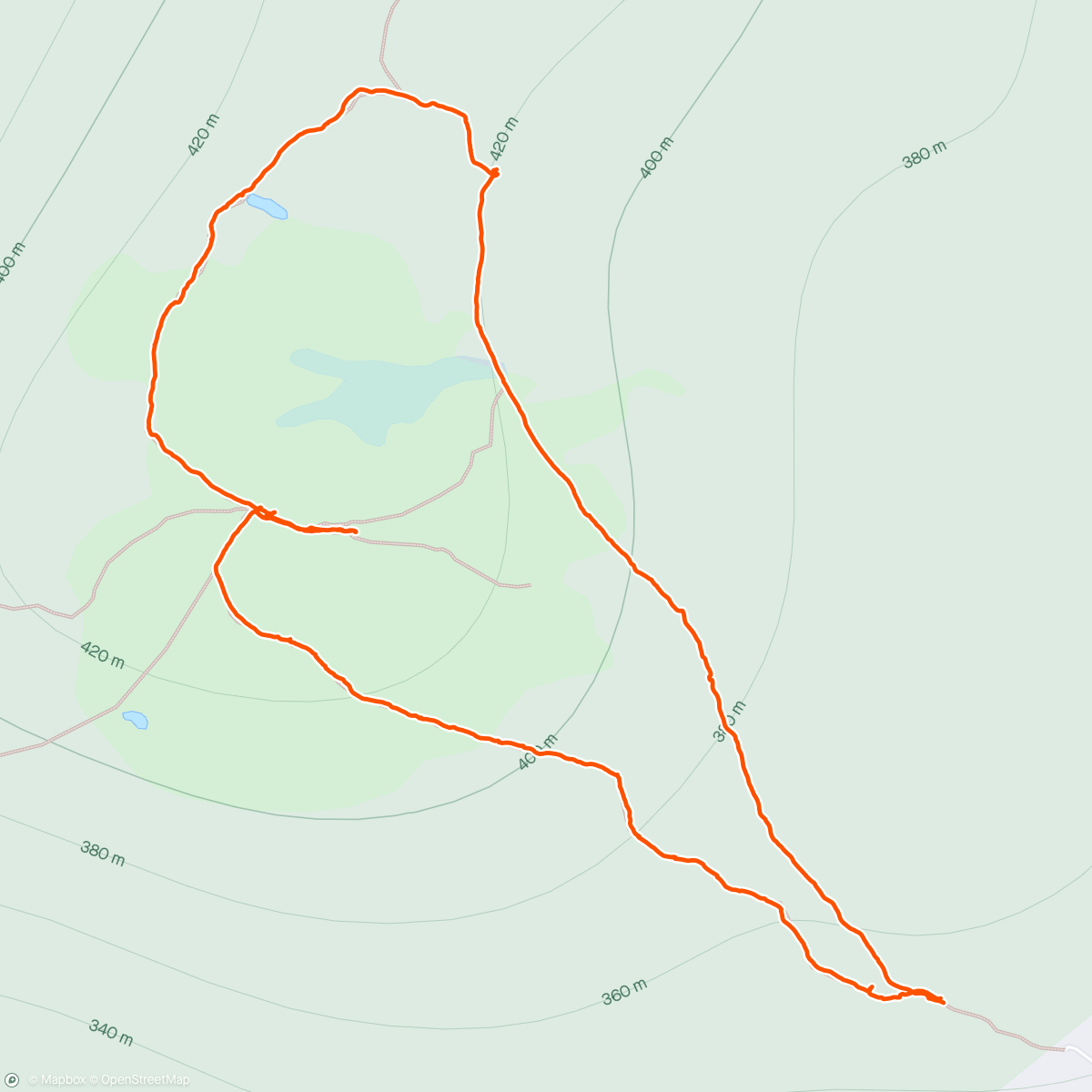 Map of the activity, Riisin rääpäs trail in het Riisitunturi National Park