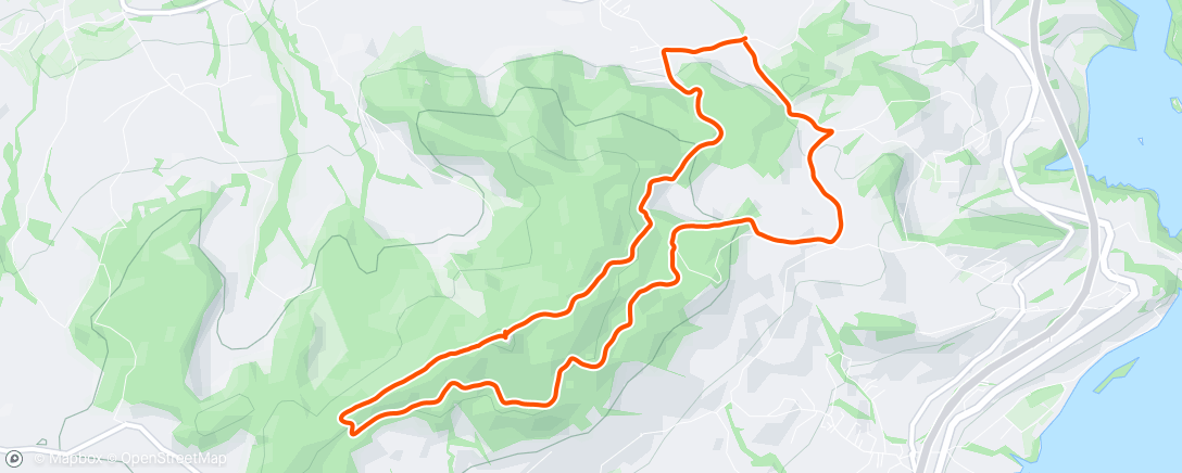 Map of the activity, Trail blanc d’avril ❄️❄️