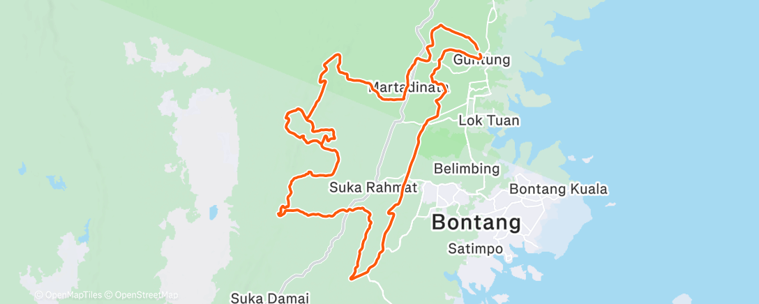 Map of the activity, Biut 2025