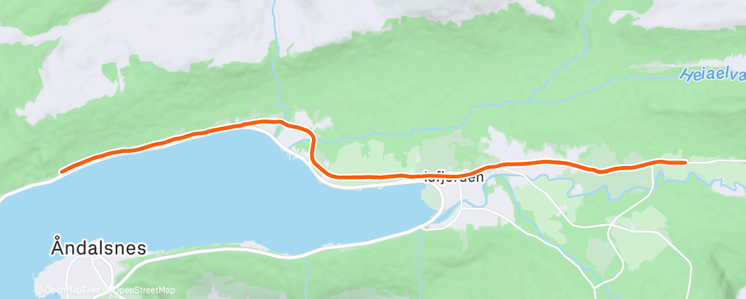 Mapa de la actividad (Morning Trail Run)