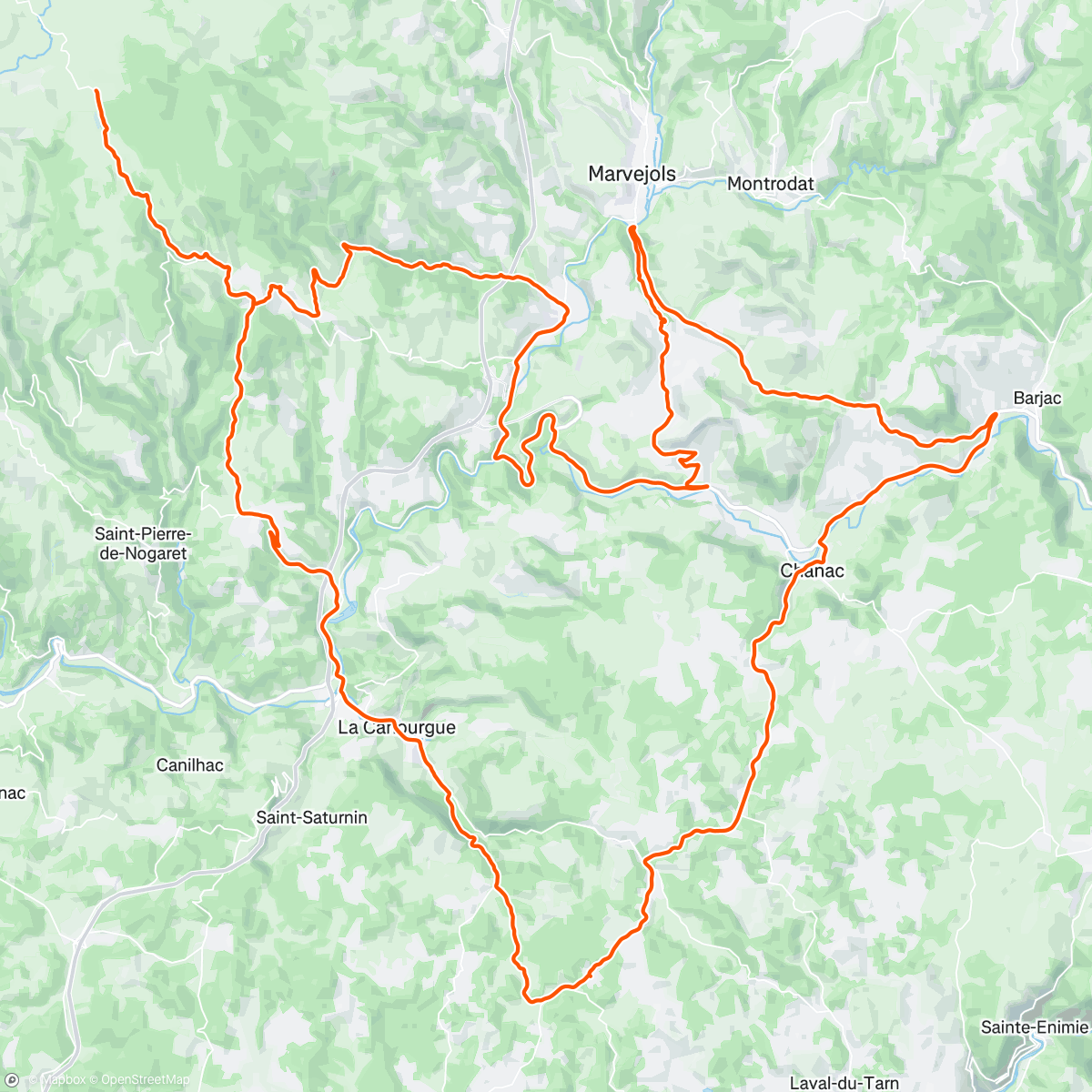 Map of the activity, Endurance ☀️