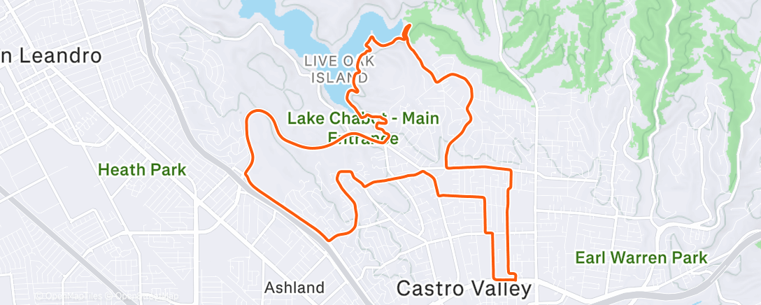 Map of the activity, Evening Mixty