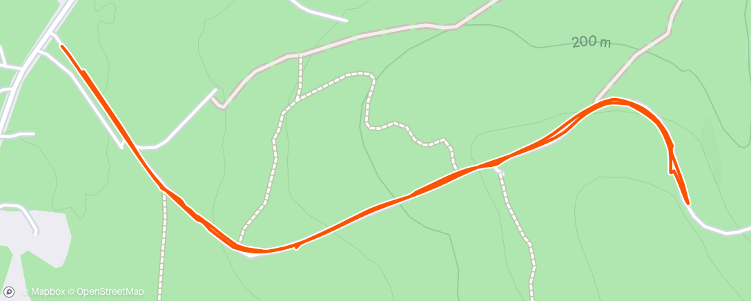 Map of the activity, Lunch Walk