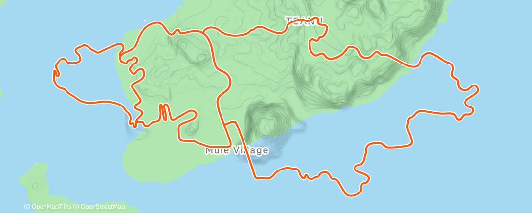 Map of the activity, Zwift - Group Ride: Eric Min's Festive 500 Christmas Ride on Triple Flat Loops in Watopia
