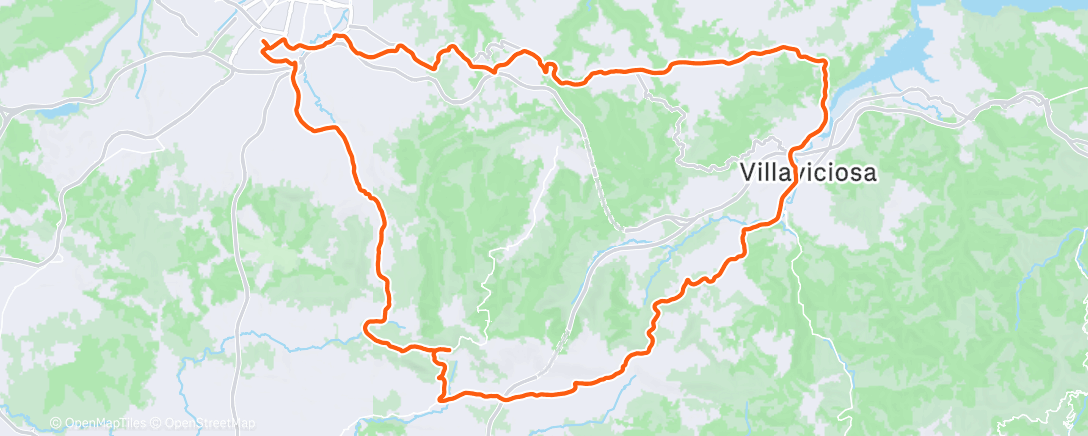 Map of the activity, Morning Ride