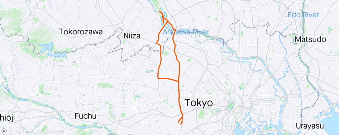 Map of the activity, あさサイ
