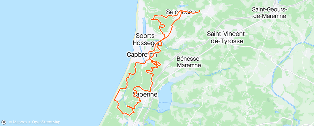 Mapa de la actividad (MTB)