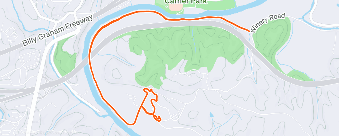 Карта физической активности (Lunch Gravel Ride)