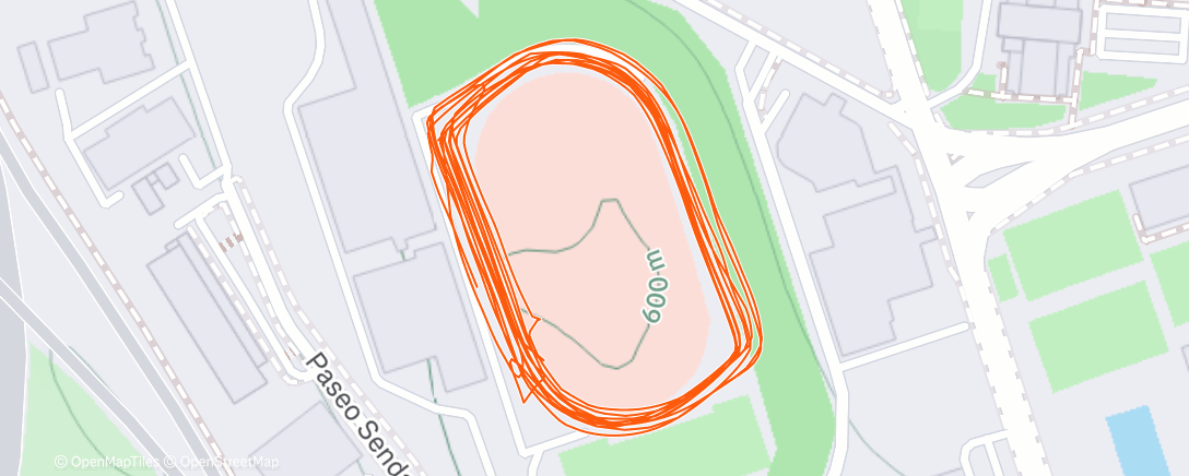 Карта физической активности (Probando con 3x1000)