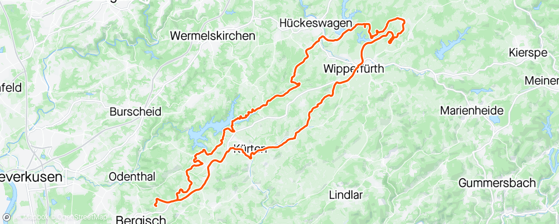 「Gravel Dünn Bever Neye und Silbertalsperre」活動的地圖