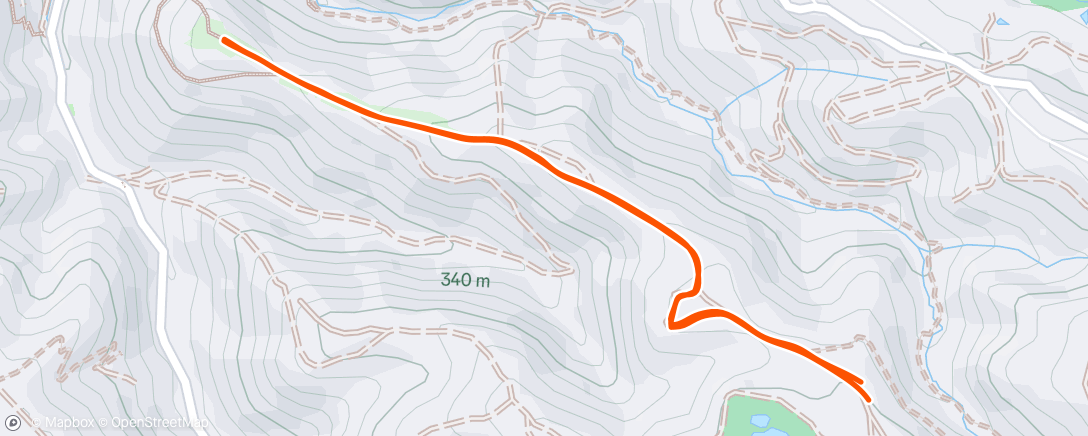 Map of the activity, Cleland Parkrun