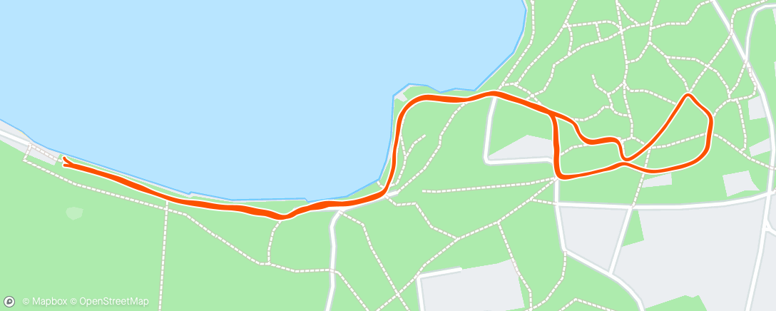 Map of the activity, Park Run #7
