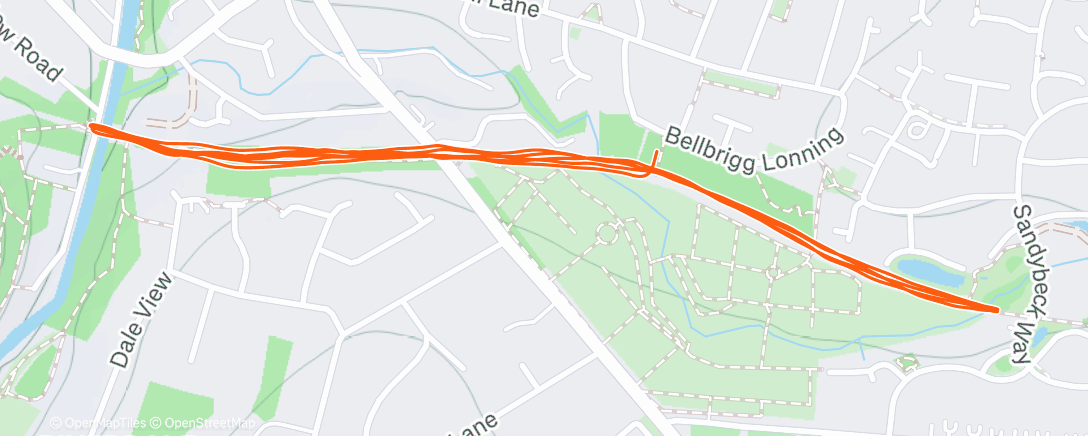 Map of the activity, Cockermouth parkrun