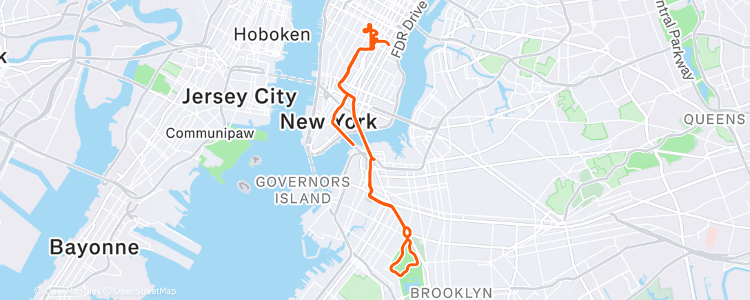 Map of the activity, Zwift - Group Ride: Standard - Stage 6 - Tour de Zwift on No Sleep Till Brooklyn in New York