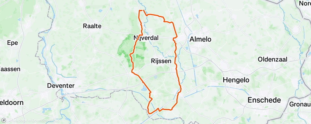 Map of the activity, Namiddagrit
