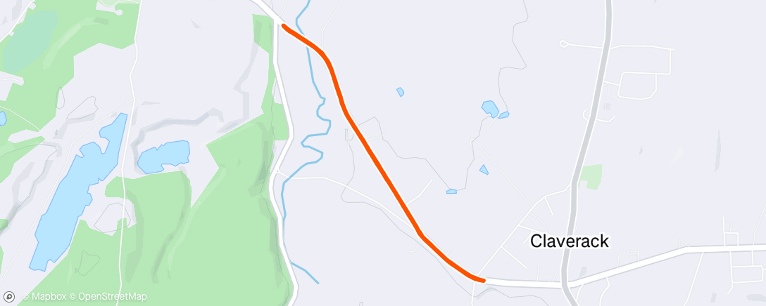 Map of the activity, Morning Run