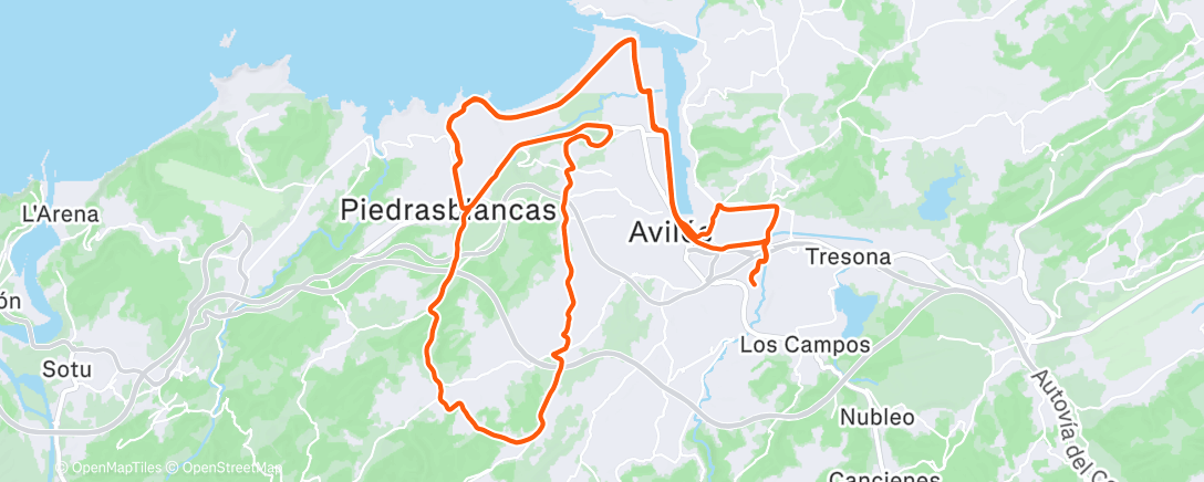 Map of the activity, Huracán Cárter 😅