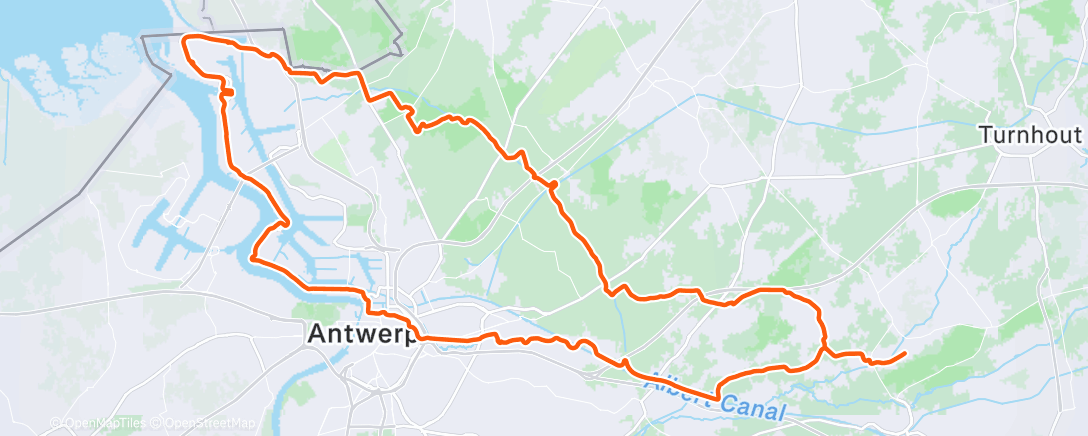 Map of the activity, Van een kale reis thuisgekomen vandaag ⛔️