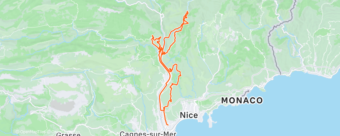 Mapa de la actividad (Morning Ride)