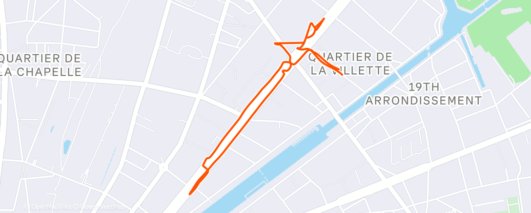 Mapa de la actividad (Lunch Walk)