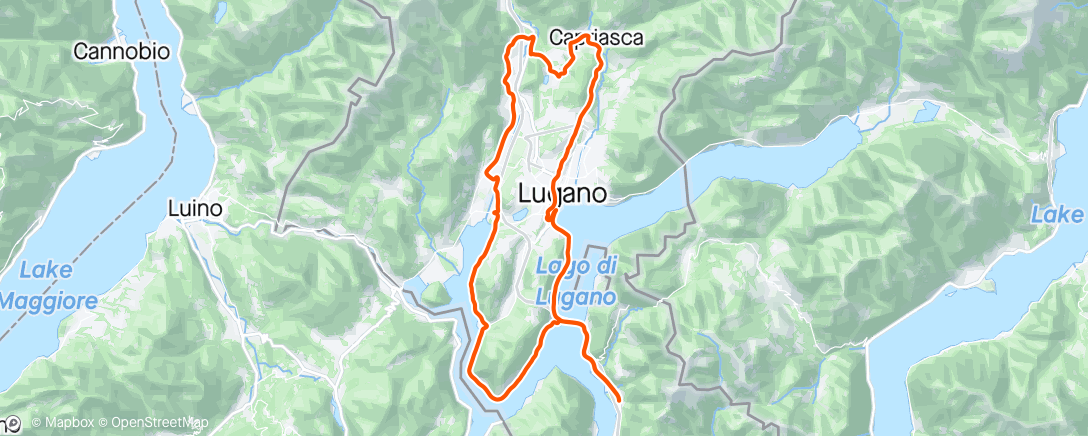 Map of the activity, Tesserete e Torricella (Co24)