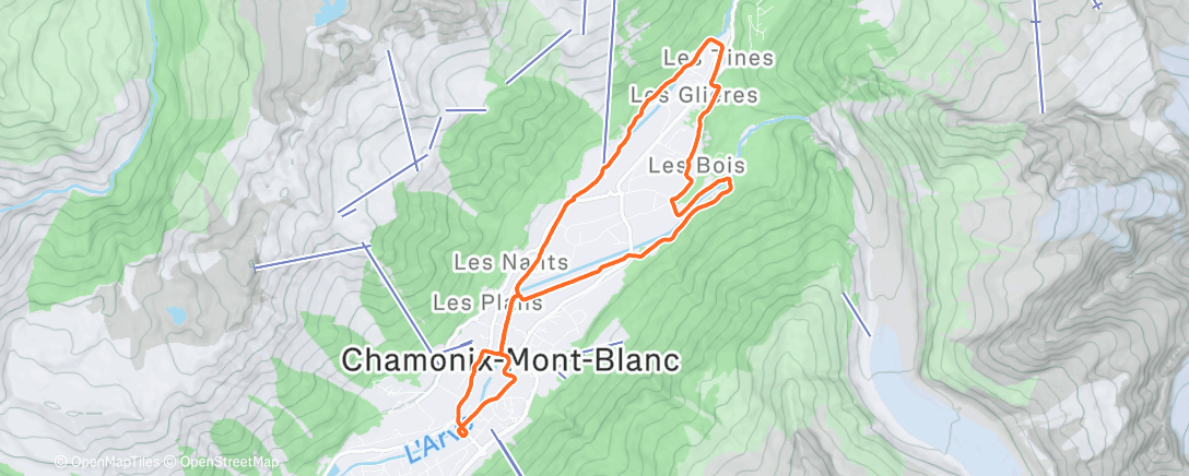 Карта физической активности (Zone 2 avec les Touristes 😎)