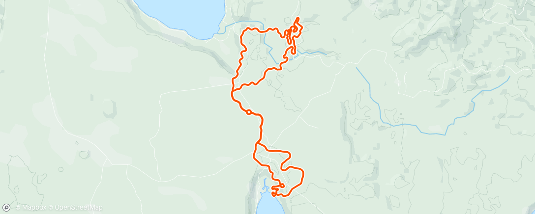 Map of the activity, Zwift - Castle to Castle in Makuri Islands