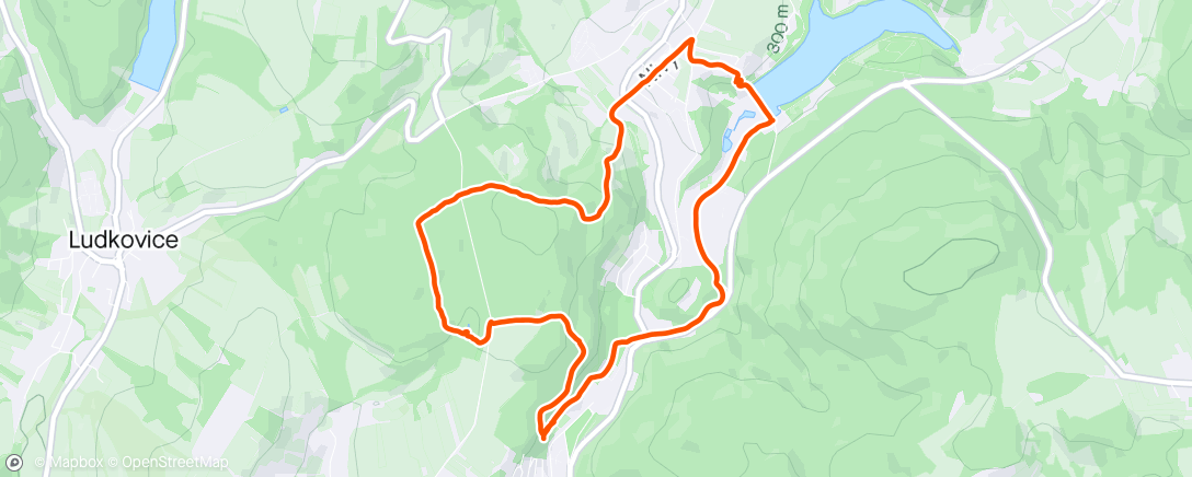 Map of the activity, Afternoon Hike 🐶