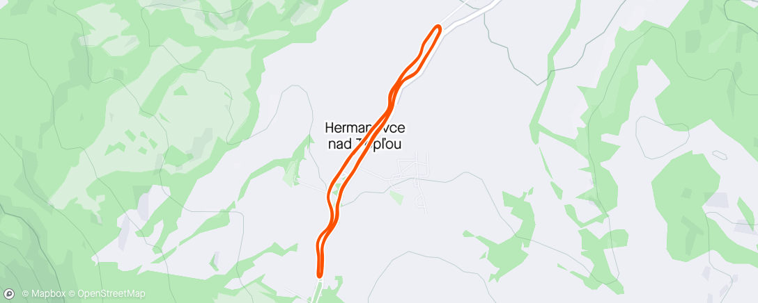 Map of the activity, Hermanovska 10ka
