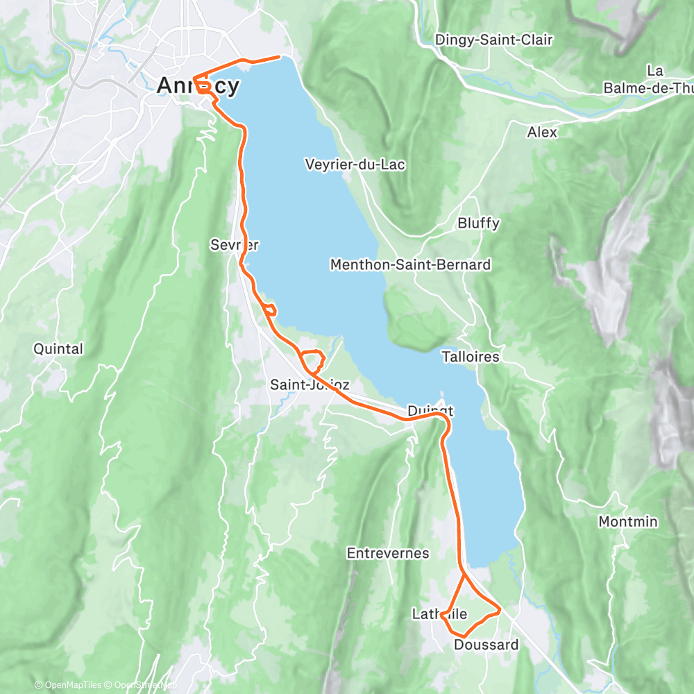 Map of the activity