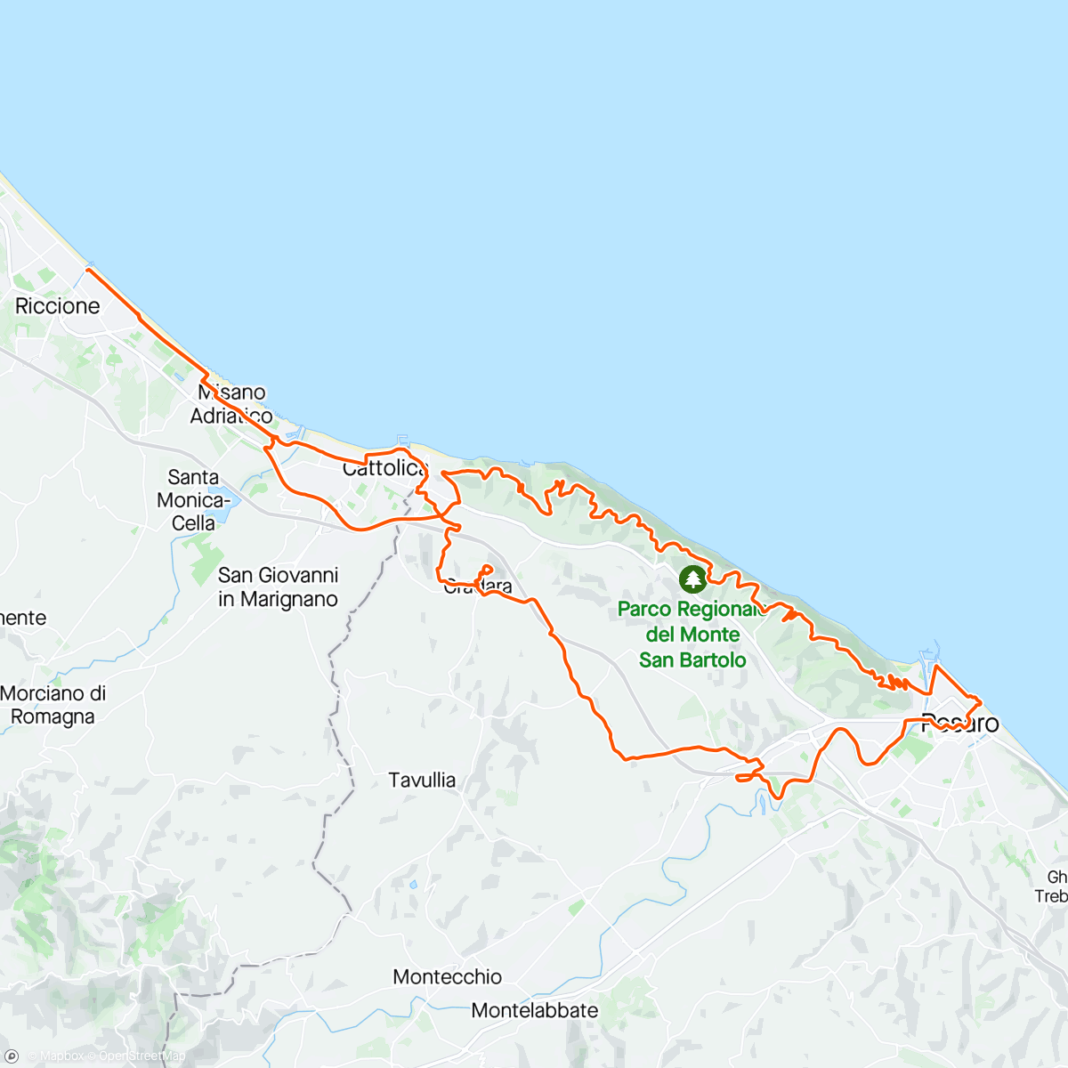 Map of the activity, San Bartolo 🩵