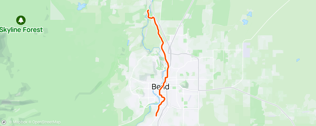 Map of the activity, Earth Day commute