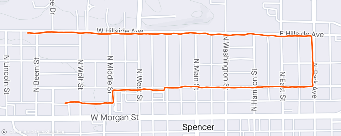 Map of the activity, Wife Walk