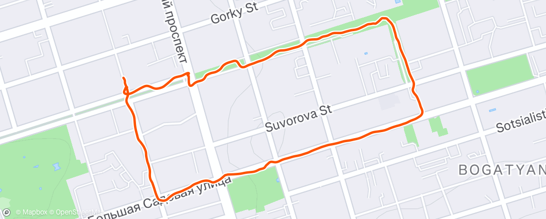 Карта физической активности (День 2194)