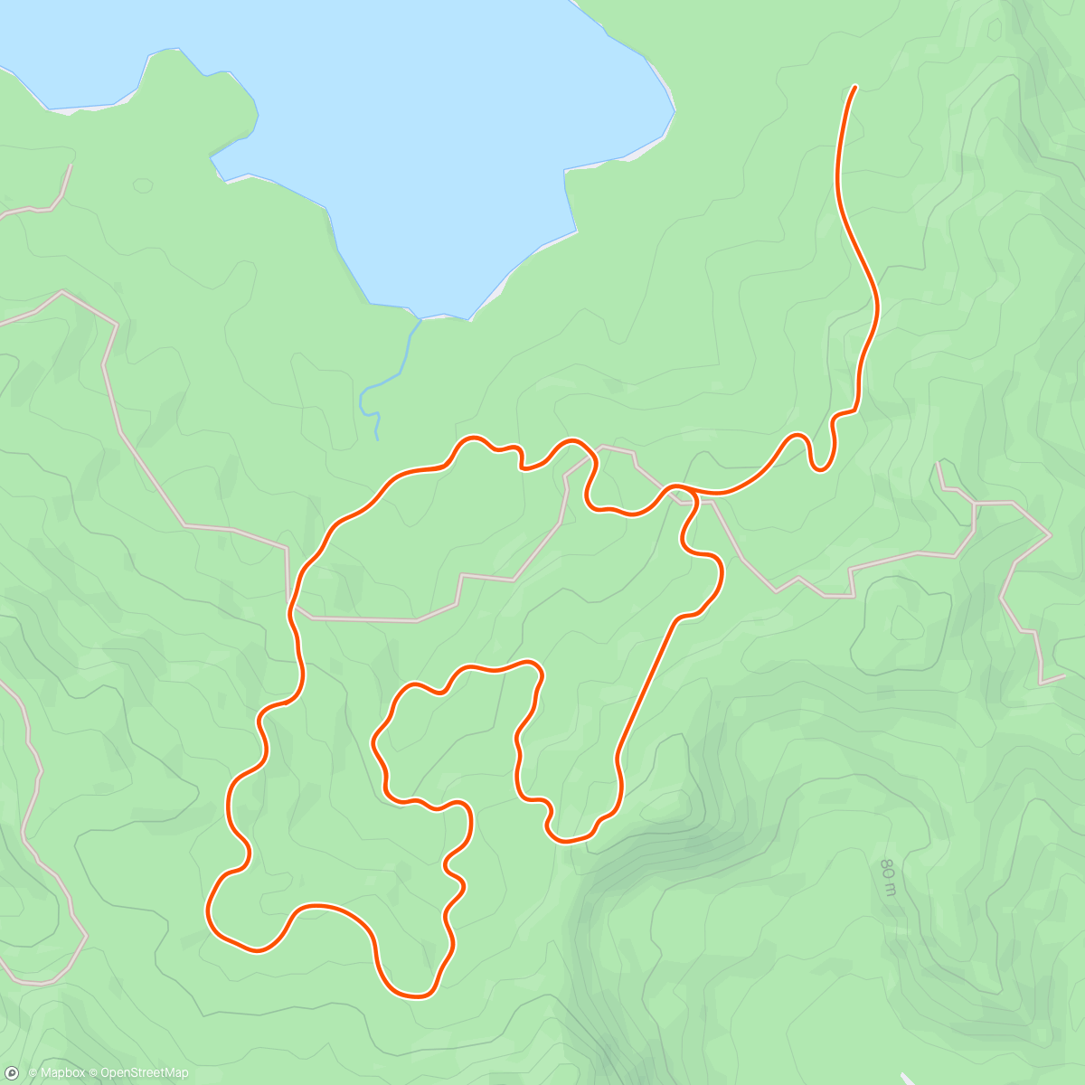 Map of the activity, Zwift - Trainer in Watopia